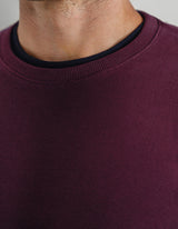 Maroon Terry Crewneck Sweatshirt