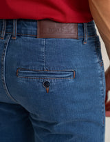 Blue Smart Fit Denim Shorts