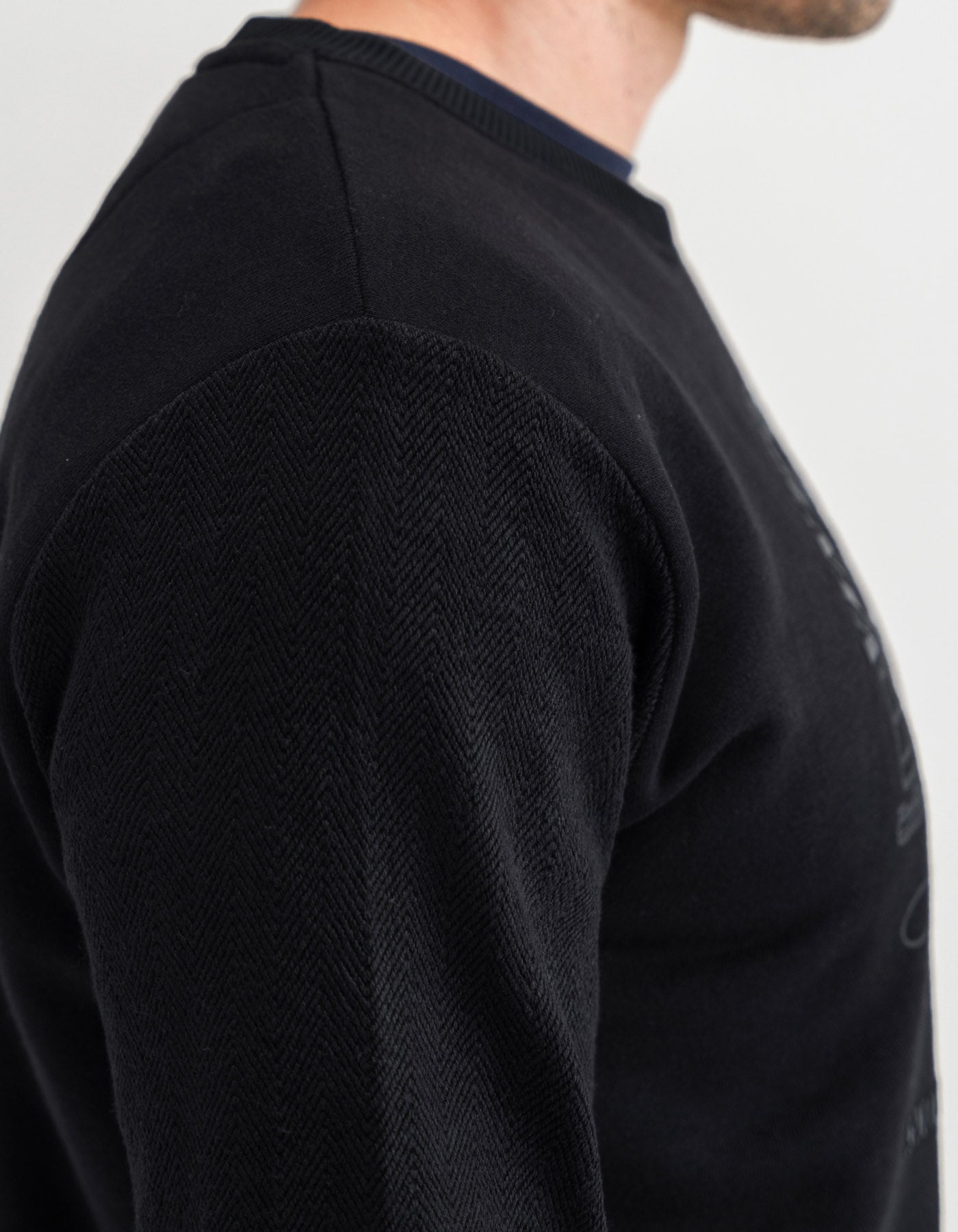 Nautical Graphic Sweatshirt - Black
