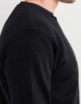 Nautical Graphic Sweatshirt - Black