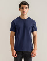 Pure Supima Cotton Tee - Navy