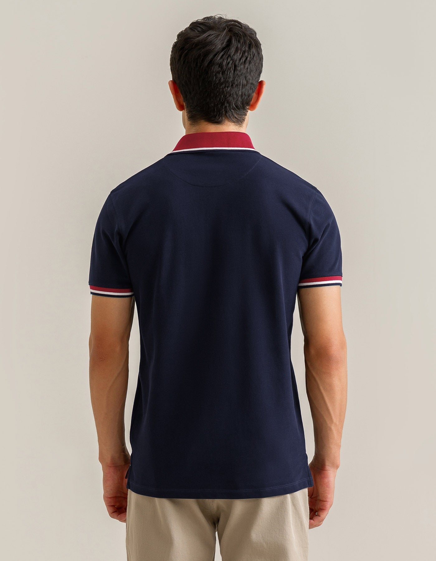 Luxury Men’s Polo – Navy