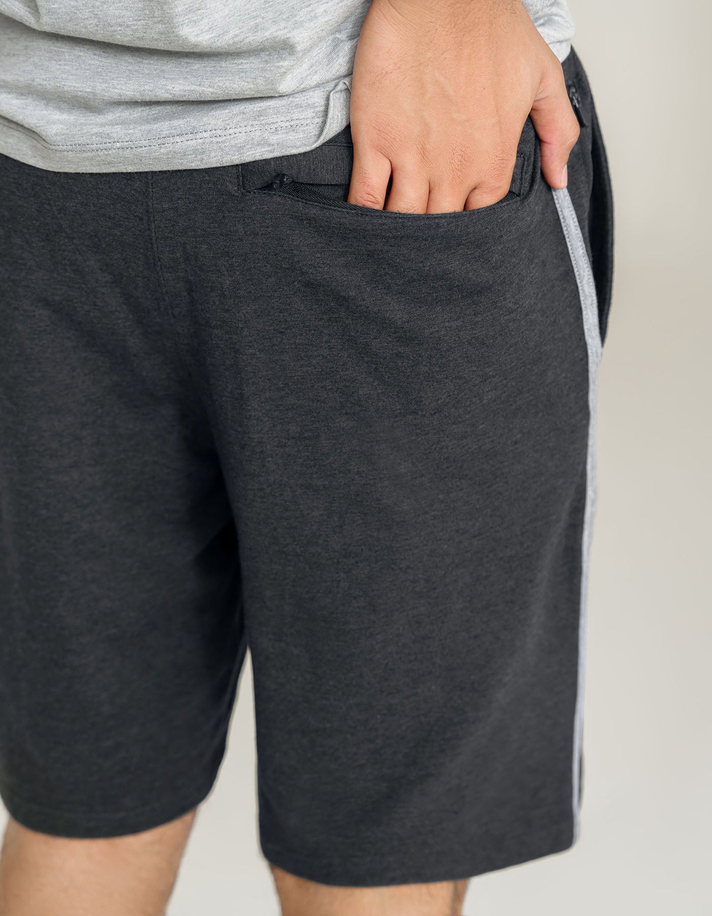 Jersey Comfort Stretch Shorts – Charcoal Grey