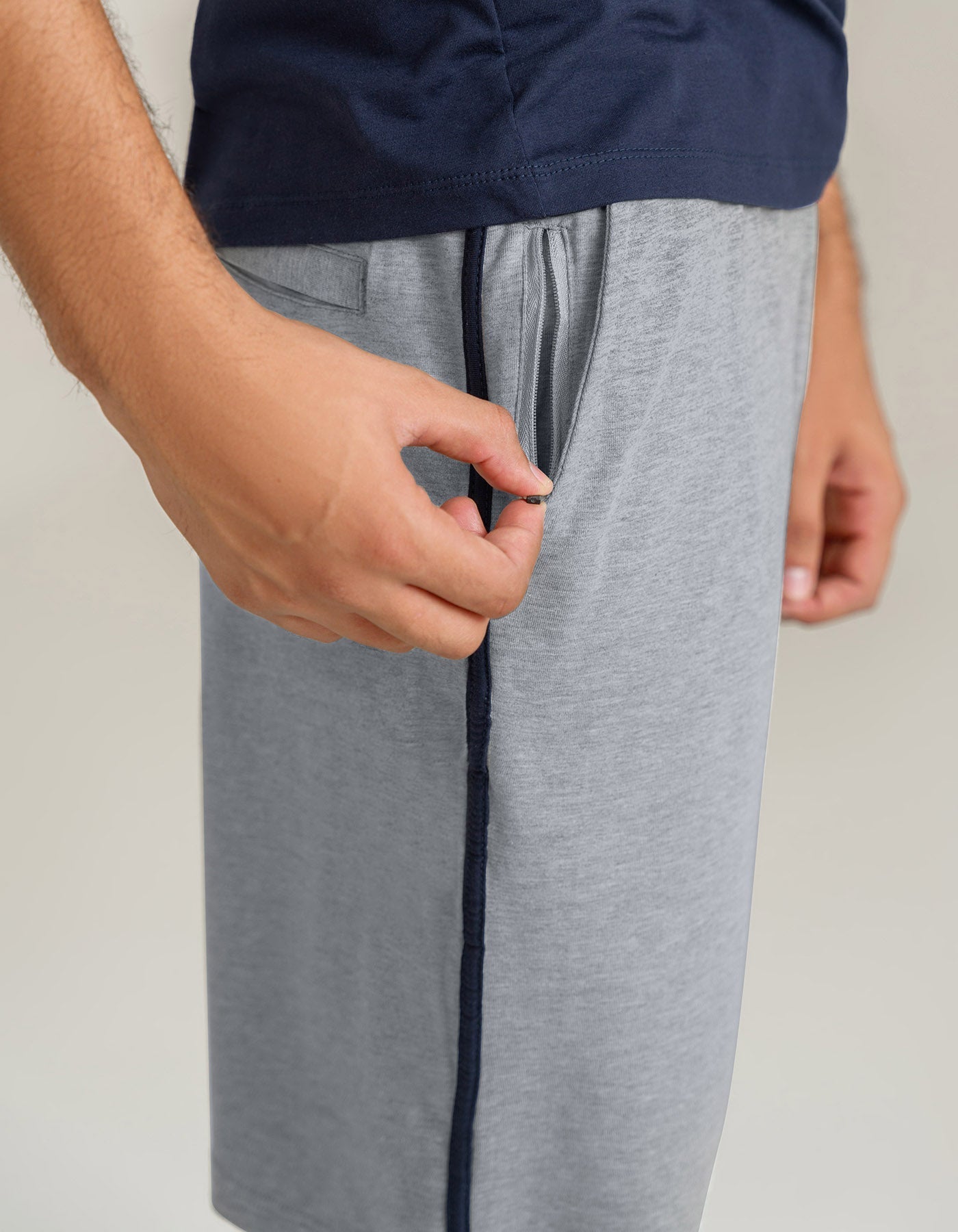 Jersey Comfort Stretch Shorts - Grey