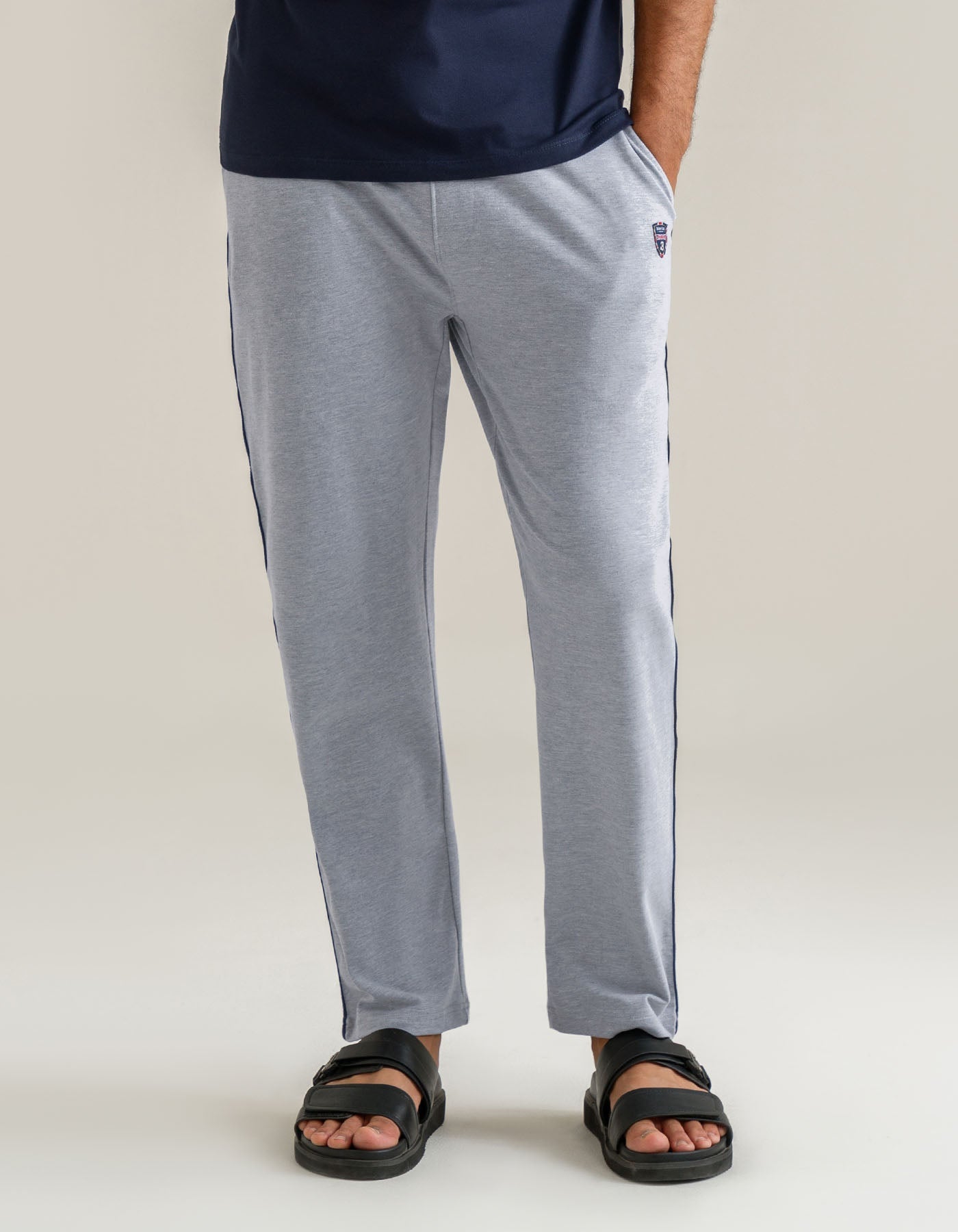 Classic Jersey Grey Trousers