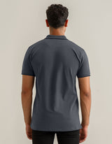 Charcoal Grey Premium Pique Polo