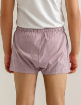 Maroon Striped Cotton Boxers