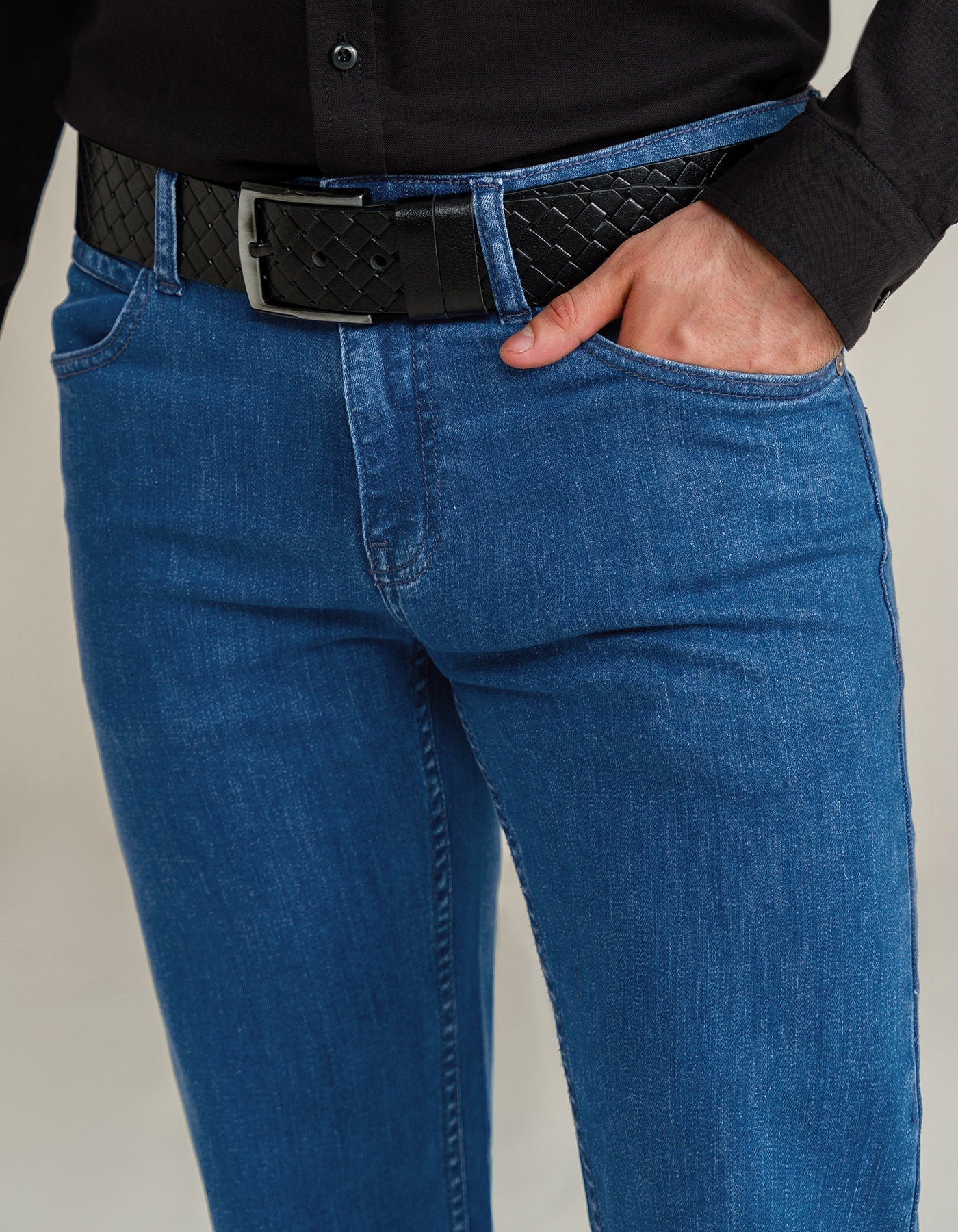 Light Blue Classic Denim Jeans