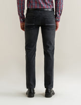 Classic Dark Grey Denim Jeans