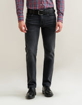 Classic Dark Grey Denim Jeans