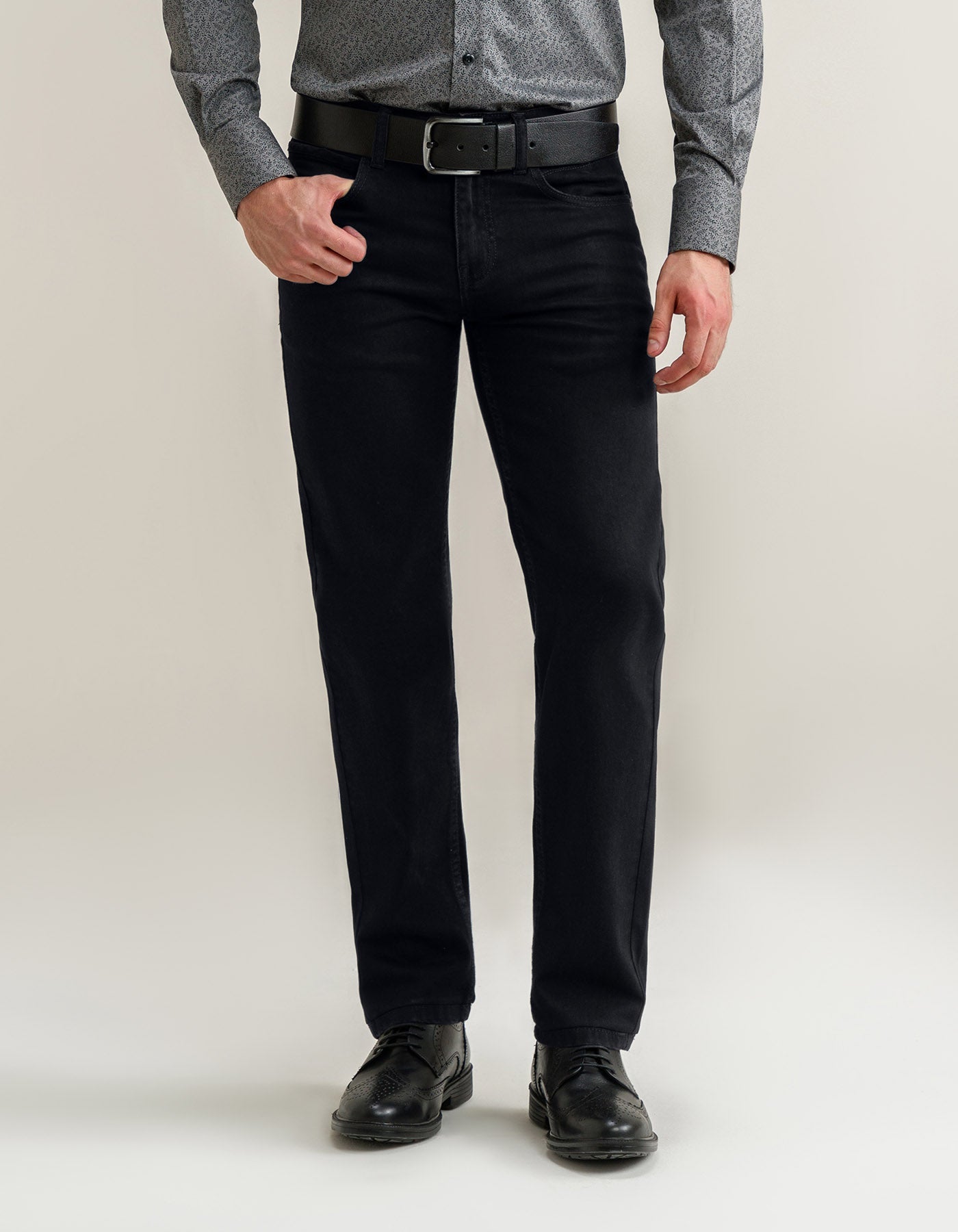 Comfort Stretch Black Denim