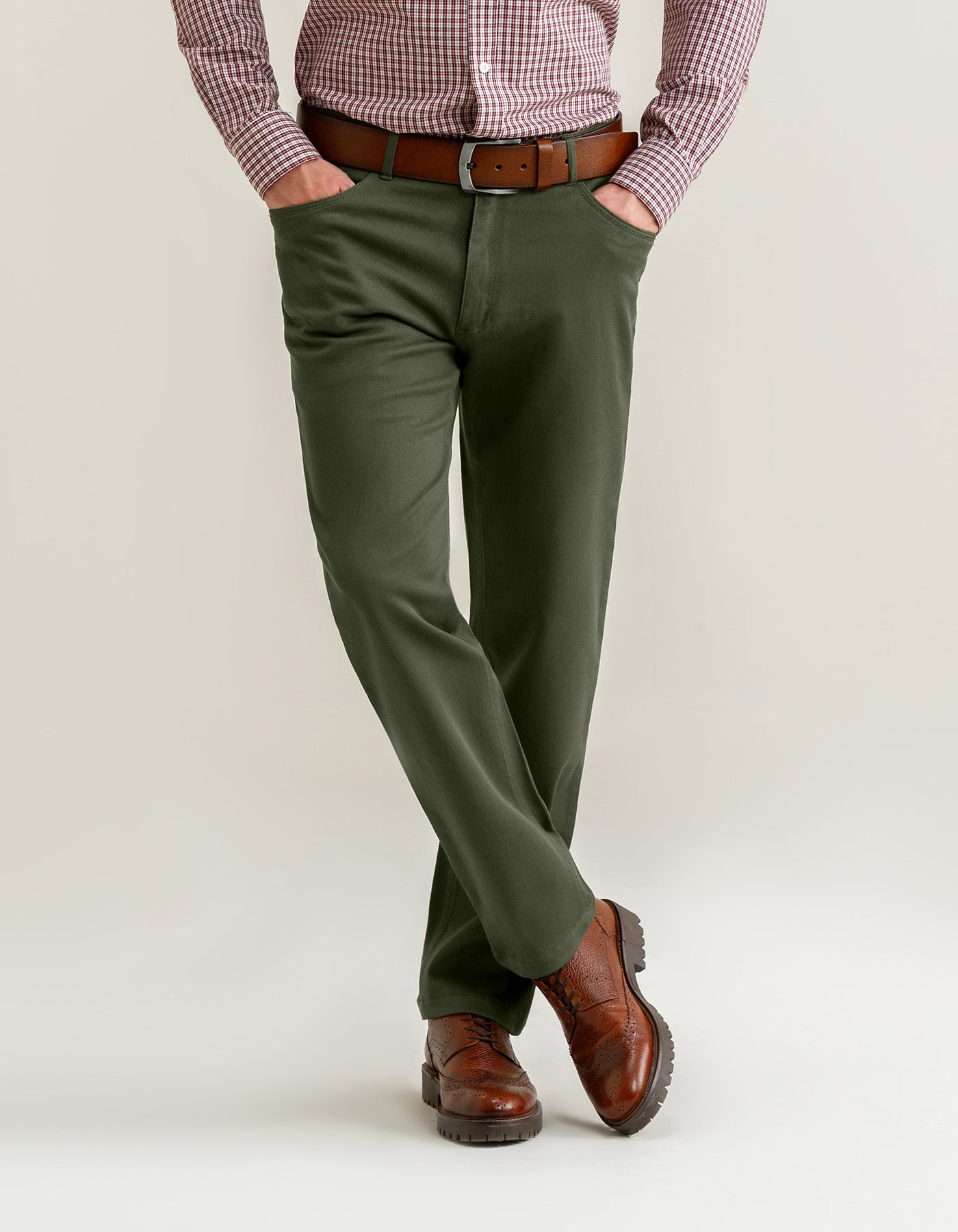 Smart Fit Colour Denim – Dark Green