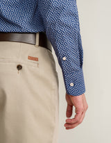 Patterned Dress Shirt - Oxford Blue