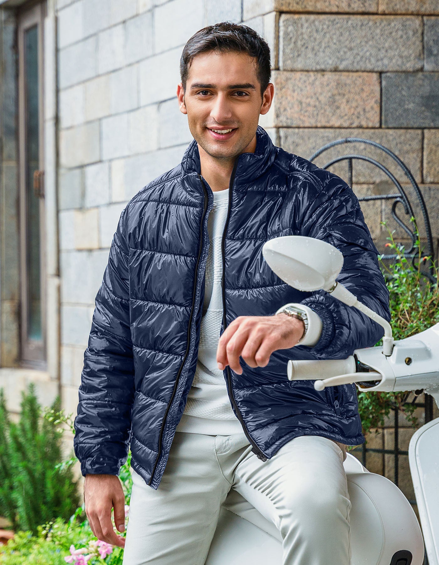 Navy Traveller Puffer Jacket