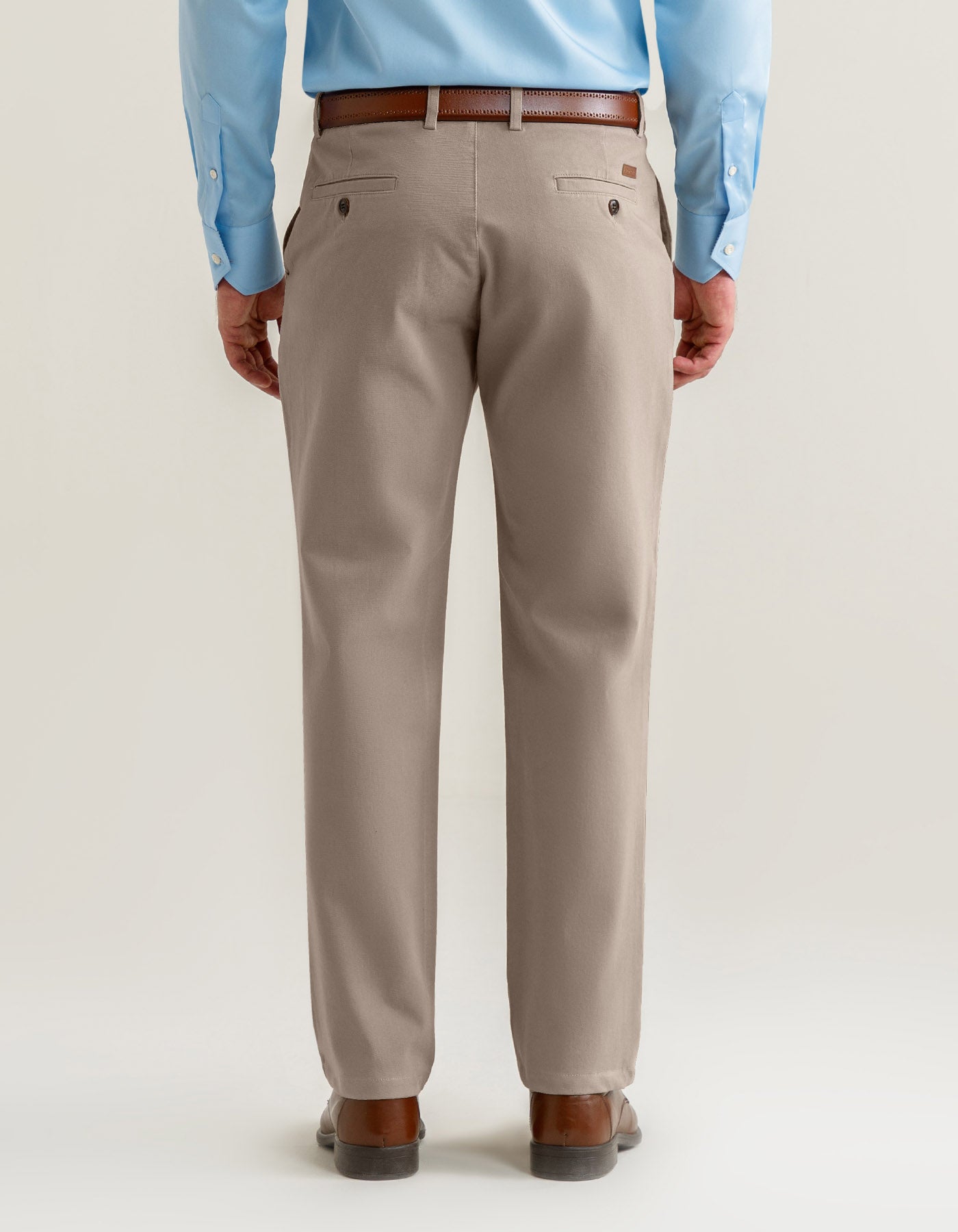 Beige Performance Chino Trouser