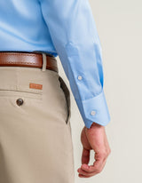 Sky Blue Designer Satin Shirt