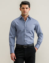 Plain Smart Fit Formal Shirt - Grey
