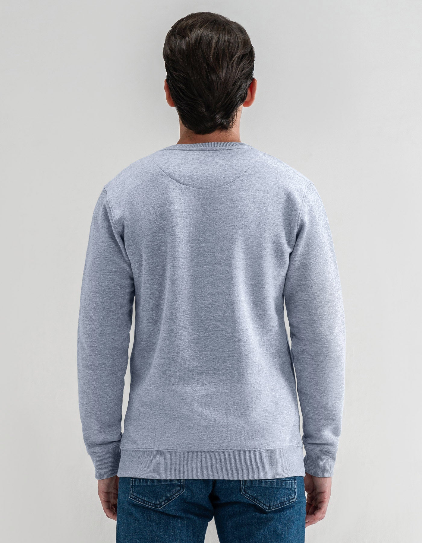 Crewneck Fleece Sweatshirt - Heather Grey