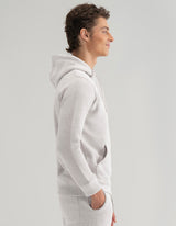 Beige Textured Pullover Nantucket Hoodie