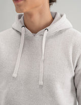Beige Textured Pullover Nantucket Hoodie
