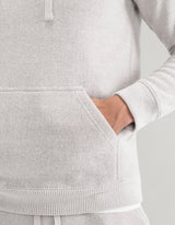 Beige Textured Pullover Nantucket Hoodie