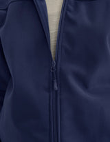 Navy Hooded Windbreaker Jacket