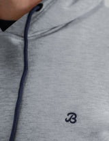 Heather Grey Pullover Fleece Hoodie
