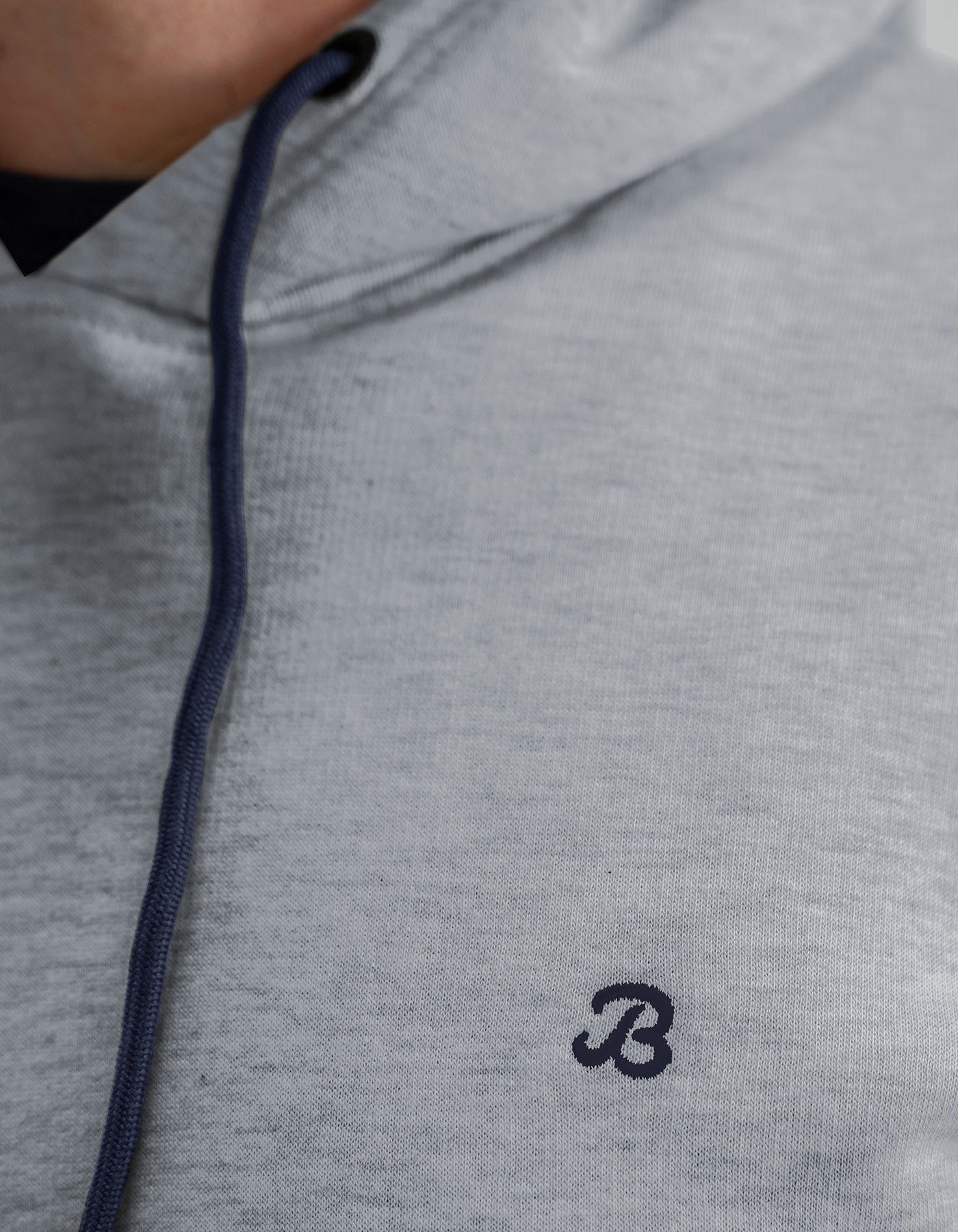 Heather Grey Pullover Fleece Hoodie
