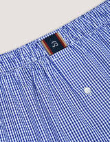 Royal Blue Woven Check Boxer