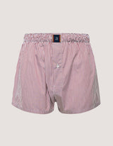 Maroon Striped Cotton Boxers