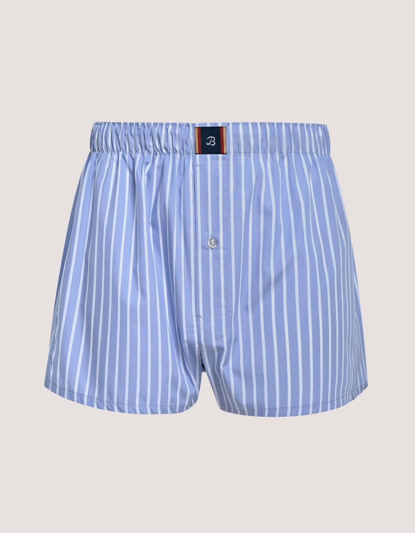 Sky Blue Striped Woven Boxer