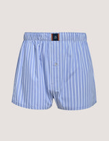 Sky Blue Striped Woven Boxer