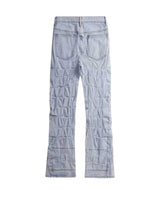 Villager Blue Grid Denim Set