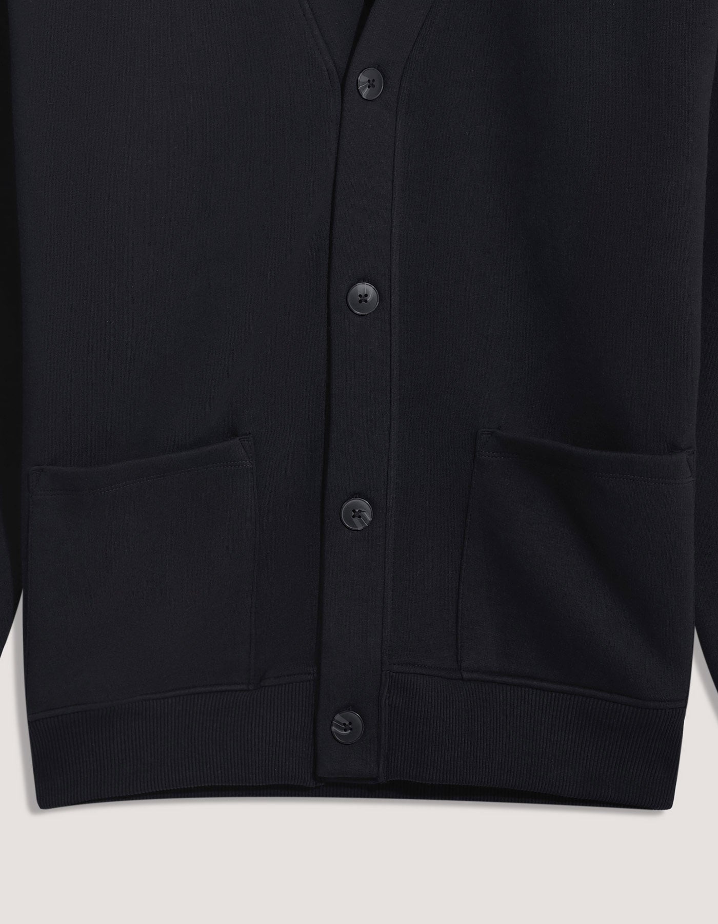 Black Shawl Collar Cardigan