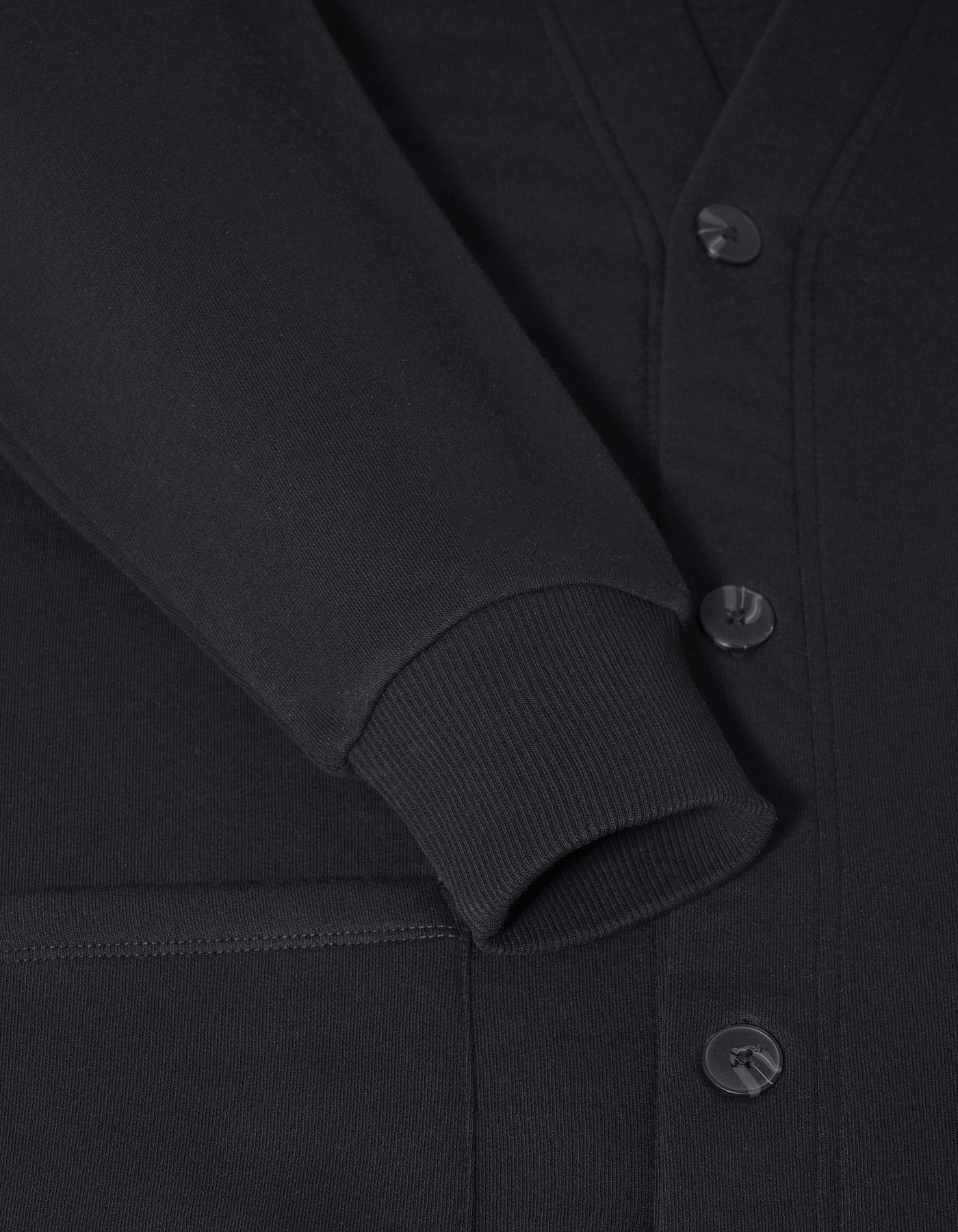 Black Shawl Collar Cardigan