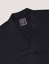 Black Shawl Collar Cardigan