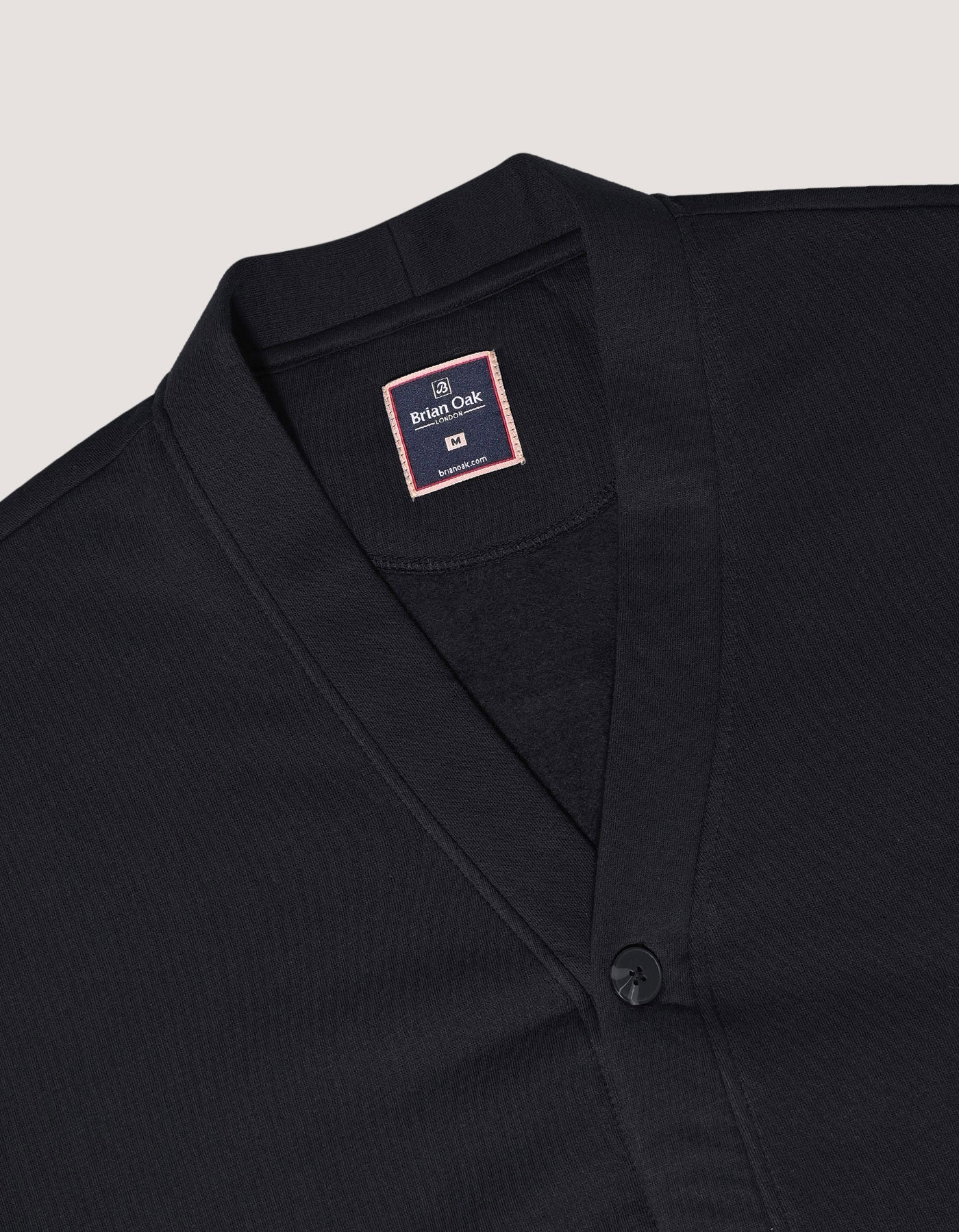 Black Shawl Collar Cardigan