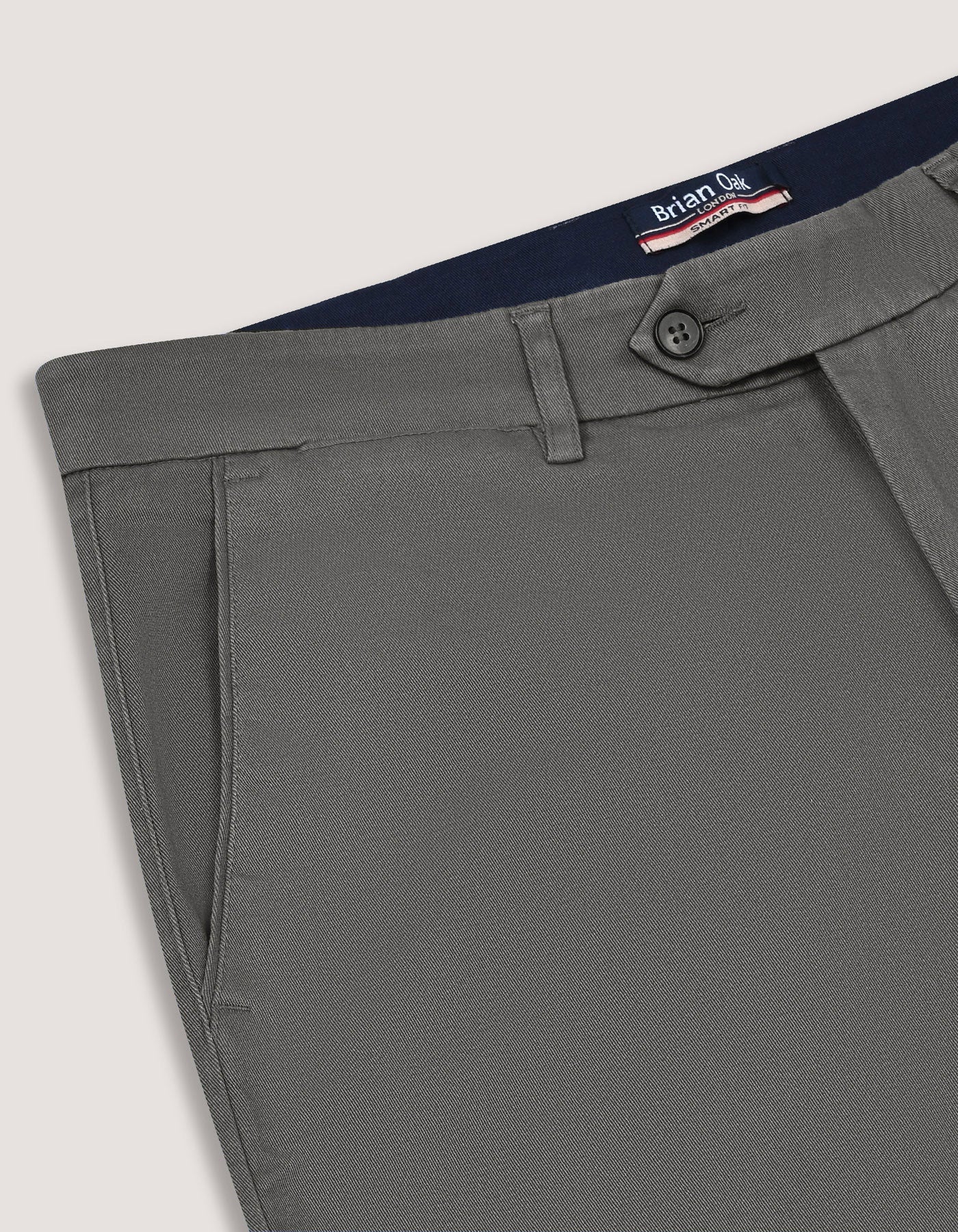 Smart Fit Grey Chino Trouser