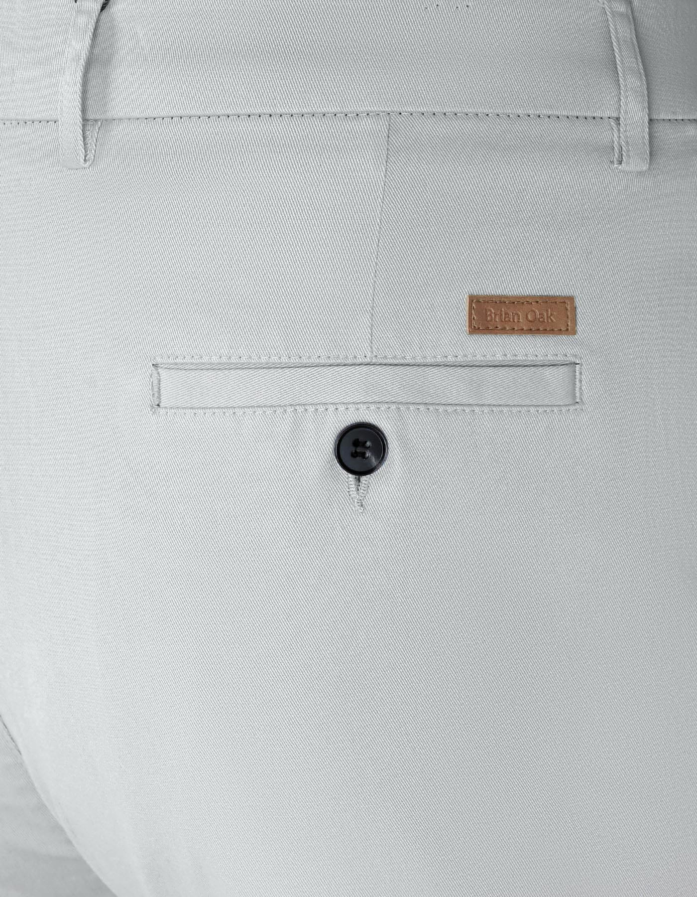 Silver Easy Care Chino Trouser