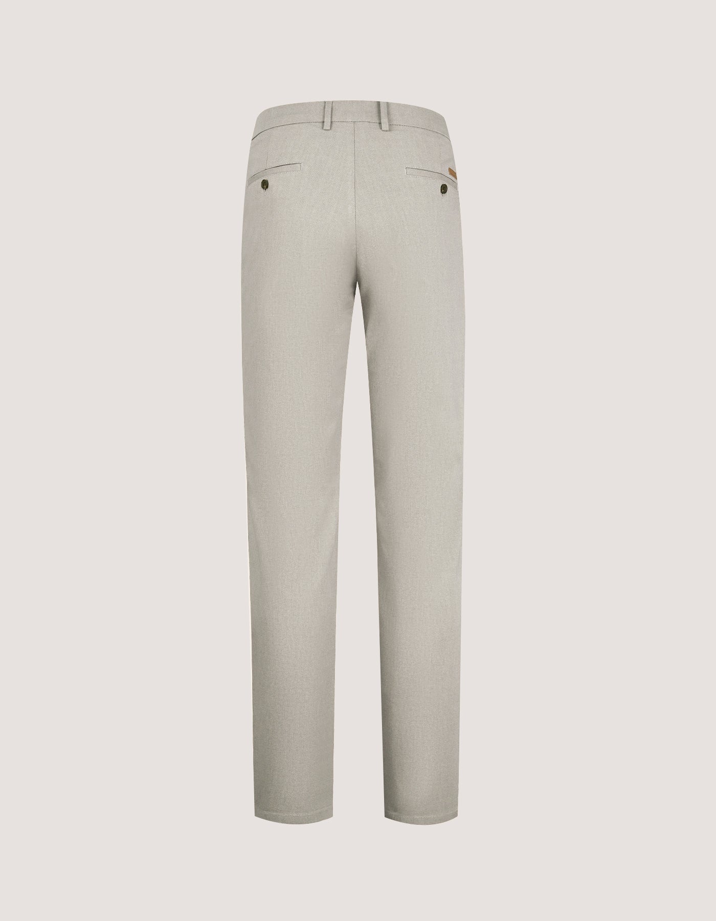 Light Grey Textured Chinos
