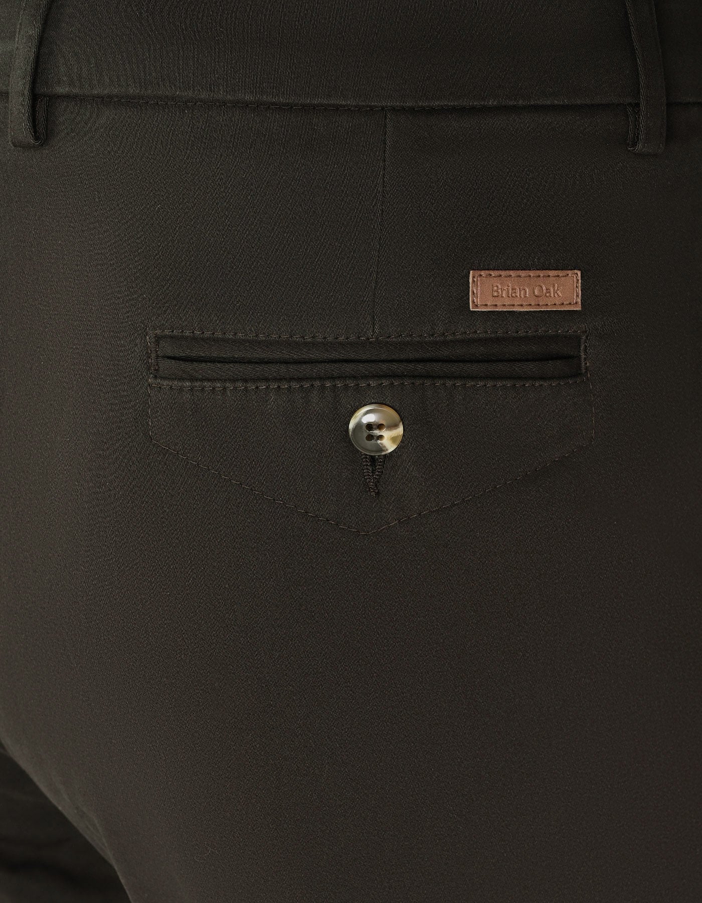 Chocolate Brown Moleskin Chino Trouser