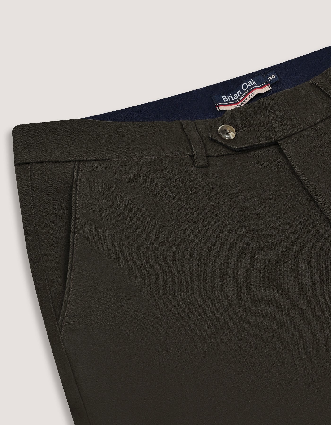 Chocolate Brown Moleskin Chino Trouser