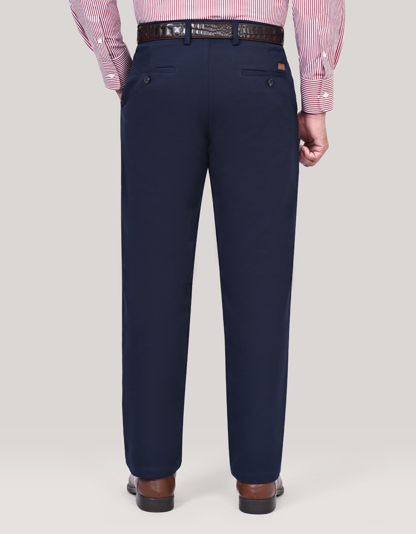 Smart Fit Navy Chinos