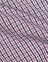Easy Care Casual Check Shirt - Navy