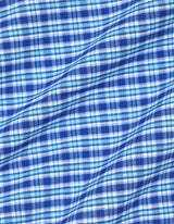 Sky Blue Casual Check Shirt