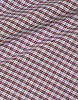 Maroon Casual Check Shirt