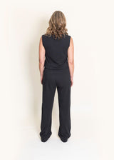GODDESS wide leg trousers, charcoal