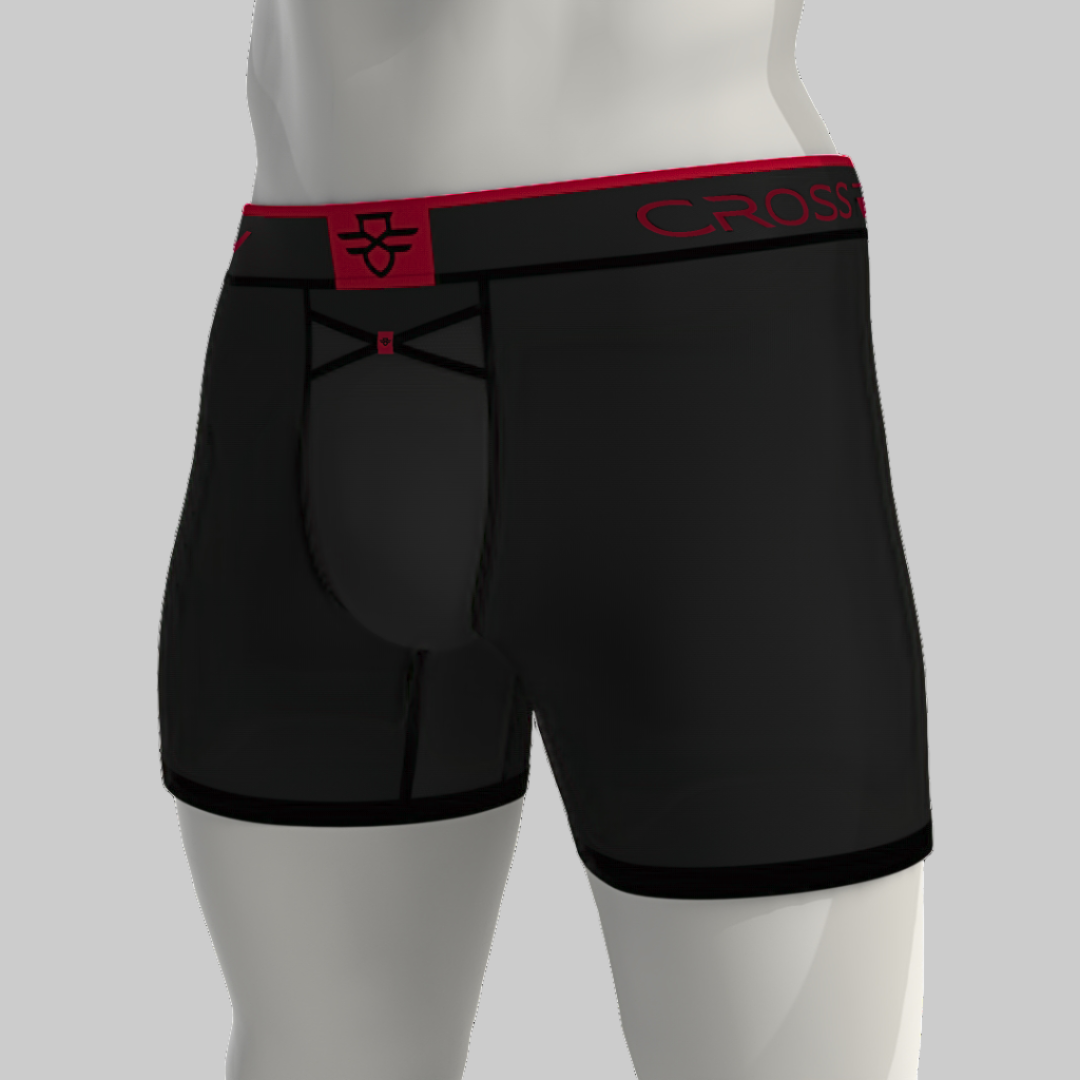 Aero Pro 7" Boxers - Black / Red