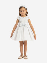 DRESS & Fleur Baby Girls Dress with Headband in Blue