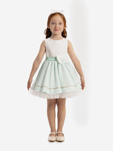 DRESS & Fleur Baby Girls Dress with Headband in Green